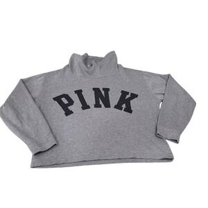 Victoria's‎ Secret PINK Crop Sweatshirt – Women's SM (Fits Oversized) Pre-Loved